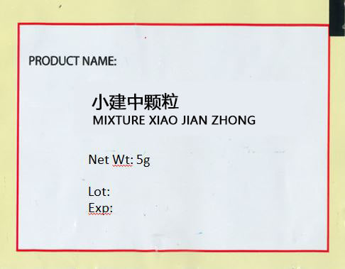 KINHONG PTE LTD 庆丰私人有限公司 MIXTURE 复方颗粒 Mixture Xiao Jian Zhong 小建中颗粒