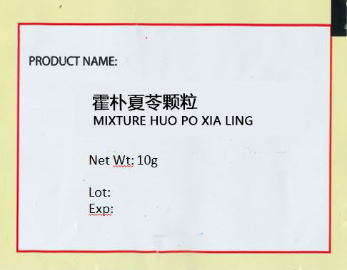 KINHONG PTE LTD 庆丰私人有限公司 MIXTURE 复方颗粒 Mixture Huo Po Xia Ling 藿朴夏苓颗粒