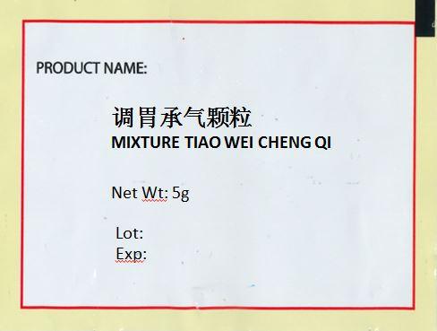 KINHONG PTE LTD 庆丰私人有限公司 MIXTURE 复方颗粒 Mixture Tiao Wei Cheng Qi 调胃承气颗粒