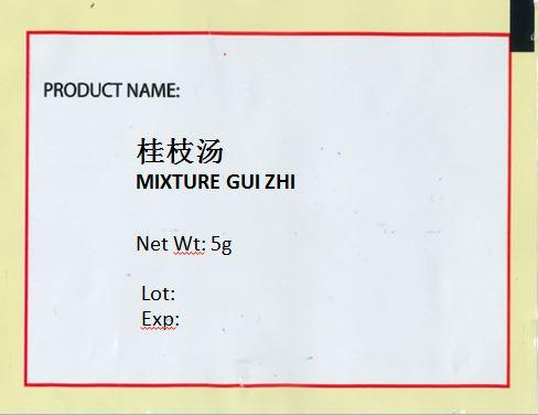 KINHONG PTE LTD 庆丰私人有限公司 MIXTURE 复方颗粒 Mixture Gui Zhi 桂枝汤