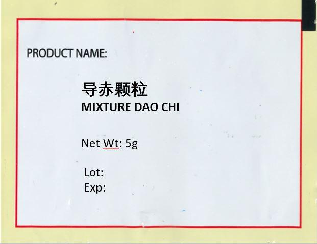KINHONG PTE LTD 庆丰私人有限公司 MIXTURE 复方颗粒 Mixture Dao Chi 导赤颗粒