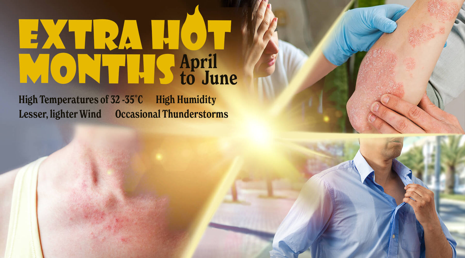 April to June will be Singapore's Hottest months of the year making it a sticky and stuffy, uncomfortable situation. Remember to hydrate more and keep within the shade to keep the body cool. 