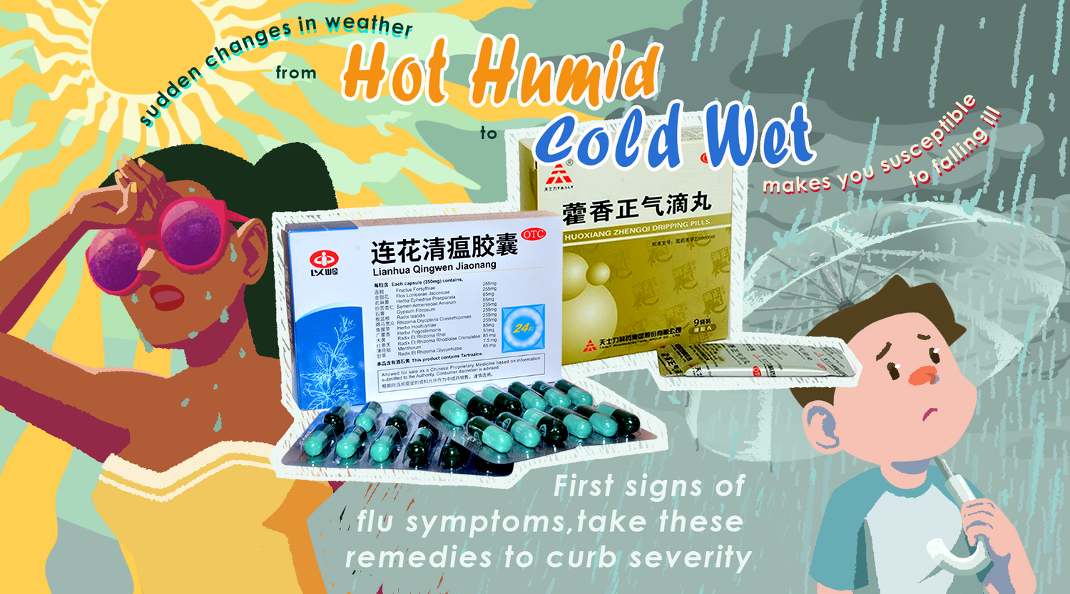 Falling Sick in Extreme Fickle Weather Curb the Flu before it becomes Serious Traditional Chinese Medicine Kinhong Pte Ltd