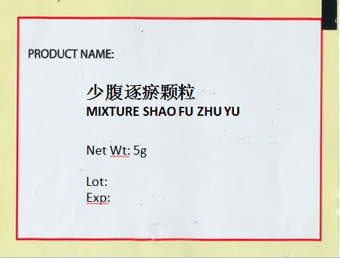 Mixture Shao Fu Zhu Yu <br>少腹逐瘀